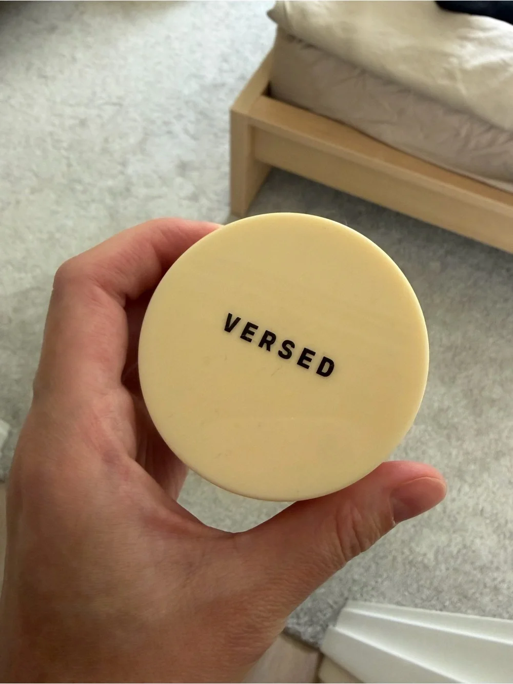 Versed Doctor's Visit Instant Resurfacing Mask - Pale Yellow Jar. Opened